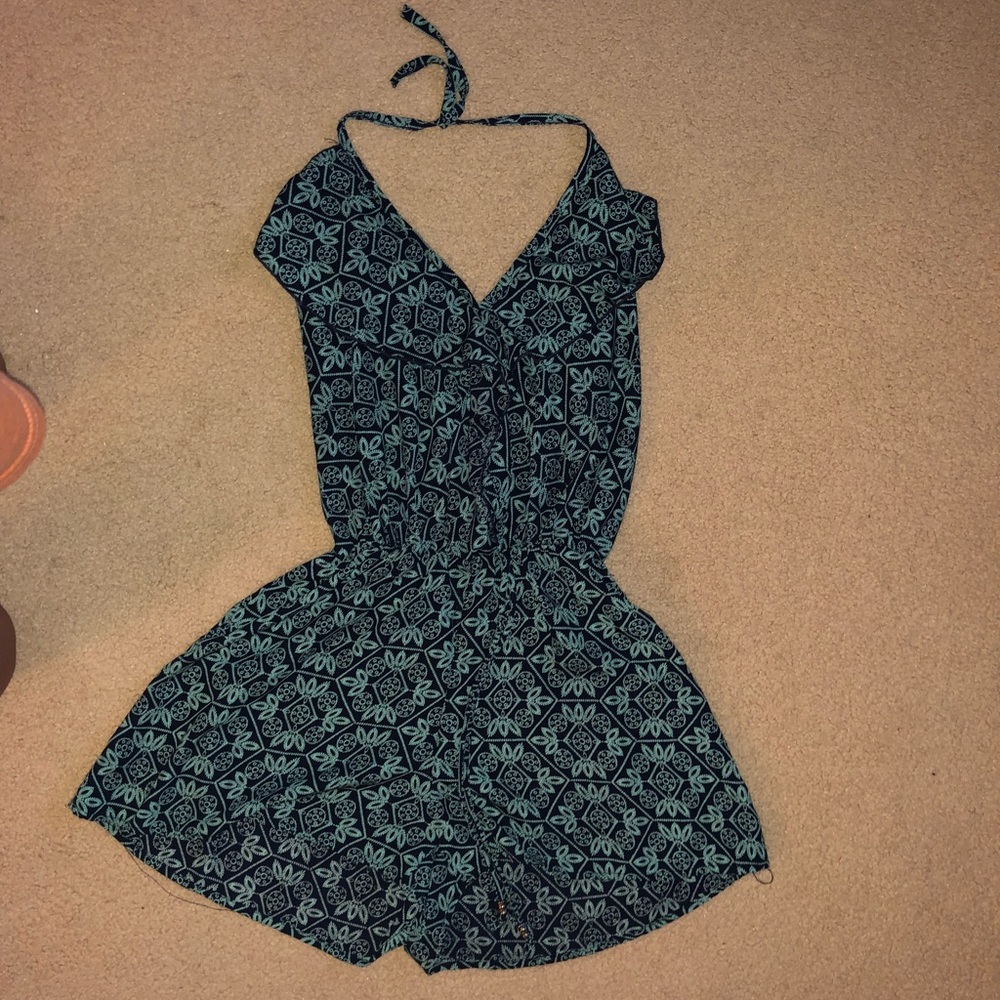 Printed romper